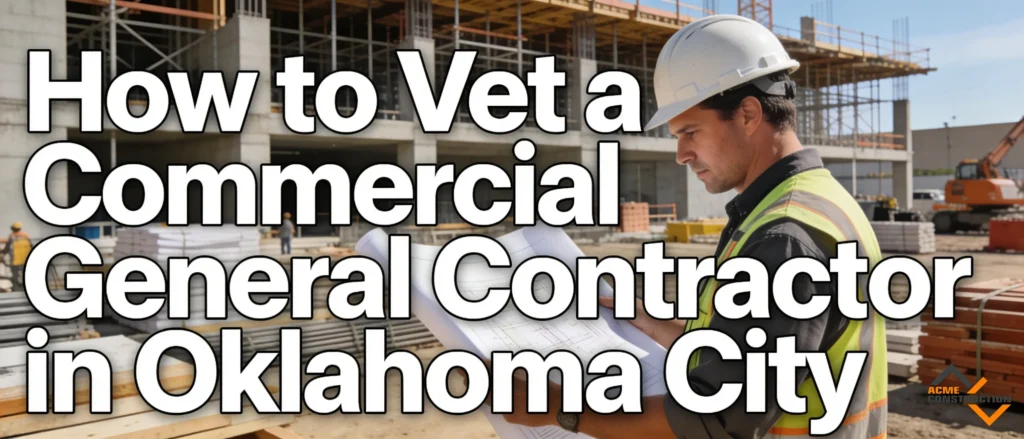 Oklahoma does not require a state-level general contractor license, making local vetting steps especially critical