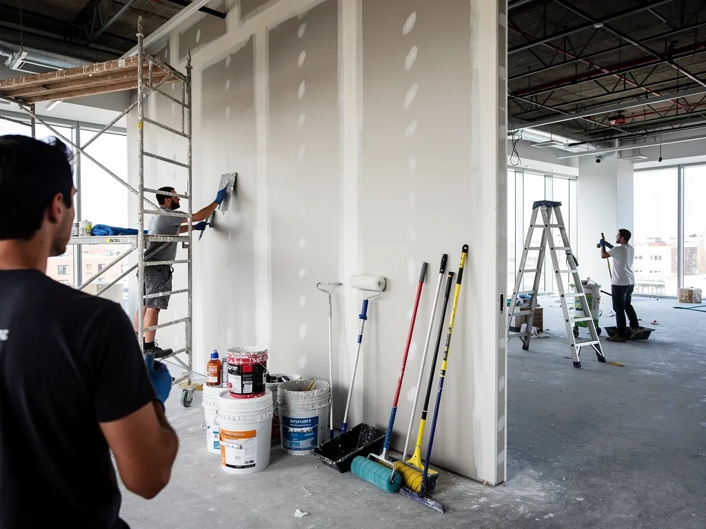 Drywall Installation, Finishing, and Exterior Painting